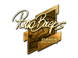 Sticker | pashaBiceps (Gold) | Boston 2018