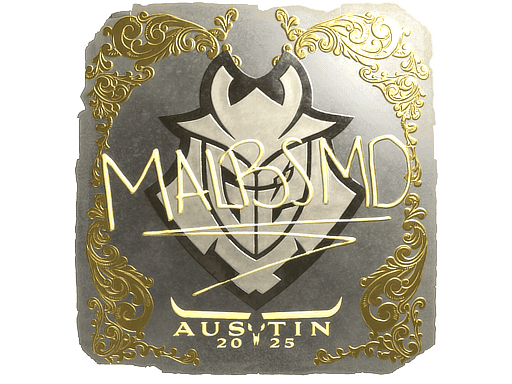 Sticker | malbsMd (Gold) | Austin 2025