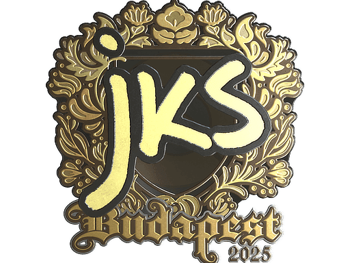 Sticker | jks (Gold) | Budapest 2025