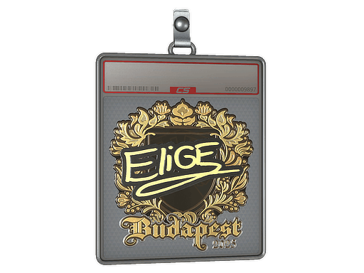 Sticker Slab | EliGE (Gold) | Budapest 2025