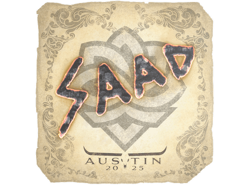 Sticker | saadzin | Austin 2025