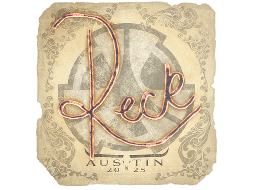 Sticker | reck | Austin 2025