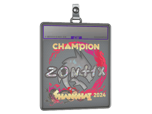 Sticker Slab | zont1x (Glitter, Champion) | Shanghai 2024