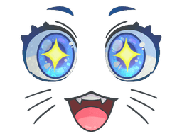 Sticker | Kawaii Eyes (Glitter)