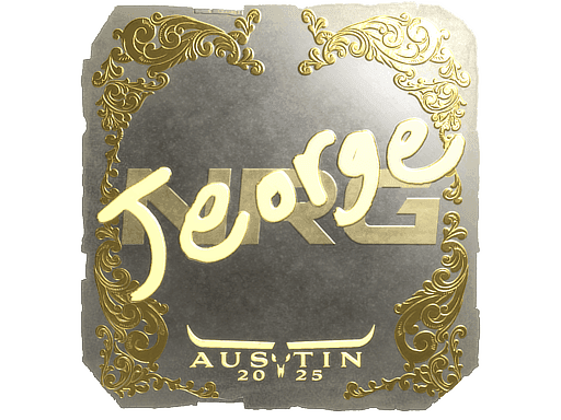 Sticker | jeorge (Gold) | Austin 2025
