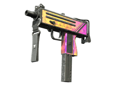 MAC-10 | Disco Tech - Battle-Scarred