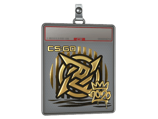 Sticker Slab | Ninjas in Pyjamas (Gold) | 2020 RMR