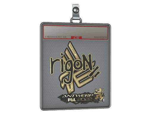 Sticker Slab | rigoN (Gold) | Antwerp 2022