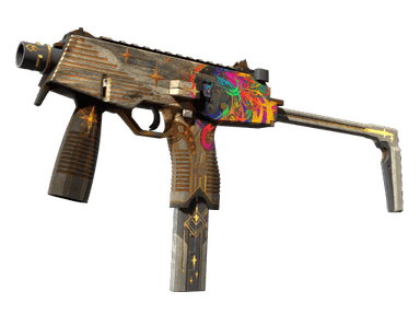 MP9 | Starlight Protector - Battle-Scarred