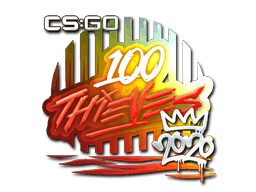 Sticker | 100 Thieves (Foil) | 2020 RMR