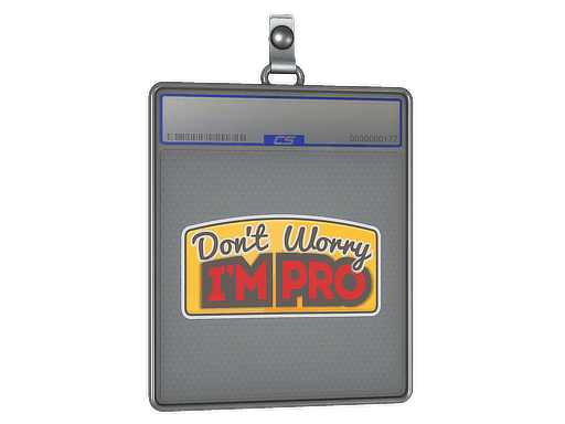 Sticker Slab | Don't Worry, I'm Pro