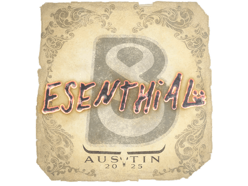 Sticker | esenthial | Austin 2025