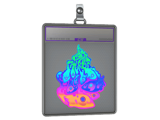 Sticker Slab | Liquid Fire (Holo)