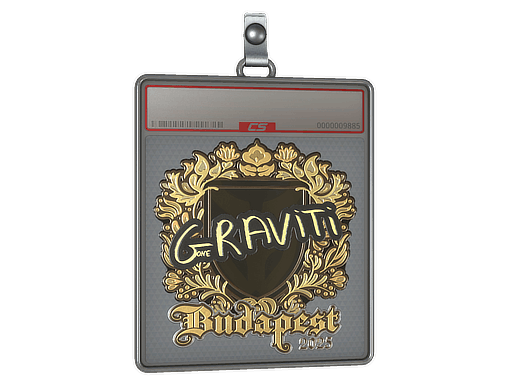 Sticker Slab | Graviti (Gold) | Budapest 2025