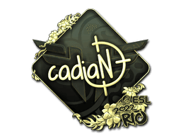 Sticker | cadiaN (Gold) | Rio 2022