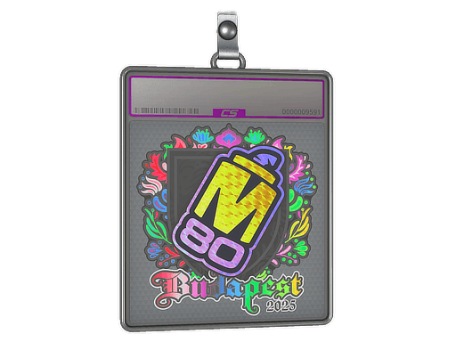 Sticker Slab | M80 (Holo) | Budapest 2025