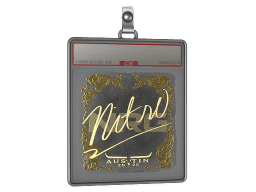 Sticker Slab | nitr0 (Gold) | Austin 2025