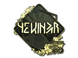 Sticker | YEKINDAR (Gold) | Rio 2022