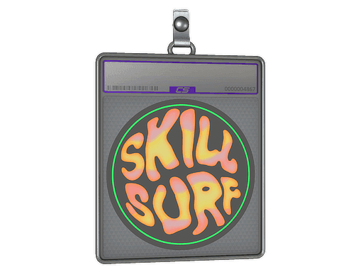 Sticker Slab | Coral Skill Surf (Holo)