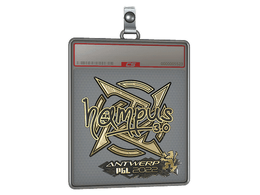 Sticker Slab | hampus (Gold) | Antwerp 2022