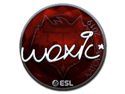 Sticker | woxic (Foil) | Katowice 2019