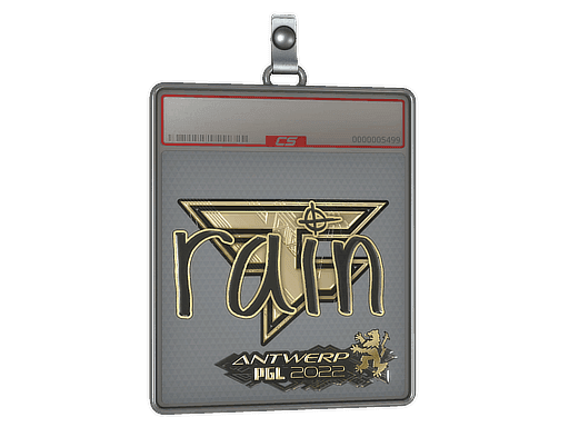 Sticker Slab | rain (Gold) | Antwerp 2022