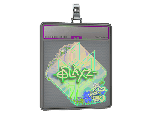 Sticker Slab | slaxz- (Holo) | Rio 2022