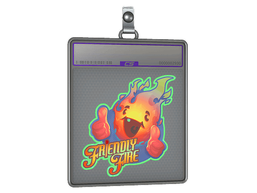 Sticker Slab | Friendly Fire (Holo)