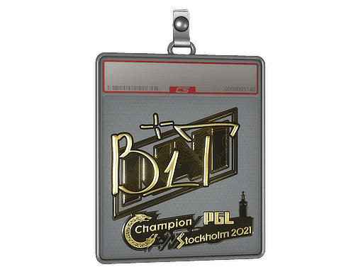 Sticker Slab | b1t (Gold) | Stockholm 2021