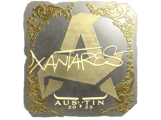 Sticker | XANTARES (Gold) | Austin 2025