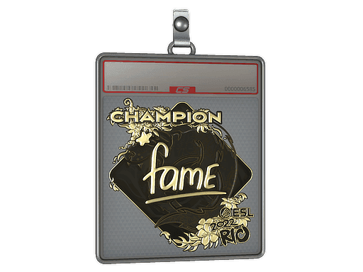 Sticker Slab | fame (Gold, Champion) | Rio 2022