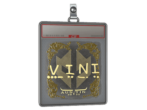Sticker Slab | VINI (Gold) | Austin 2025