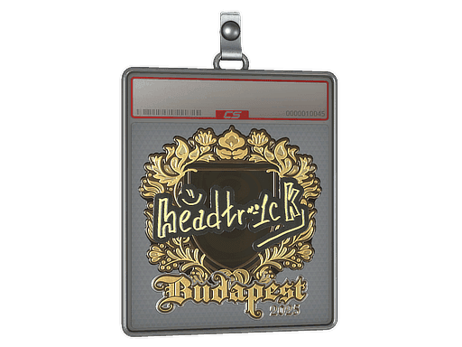 Sticker Slab | headtr1ck (Gold) | Budapest 2025