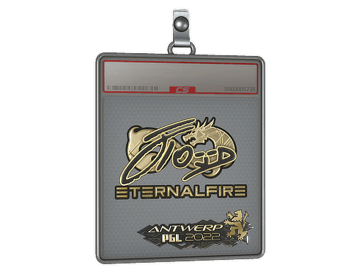 Sticker Slab | xfl0ud (Gold) | Antwerp 2022