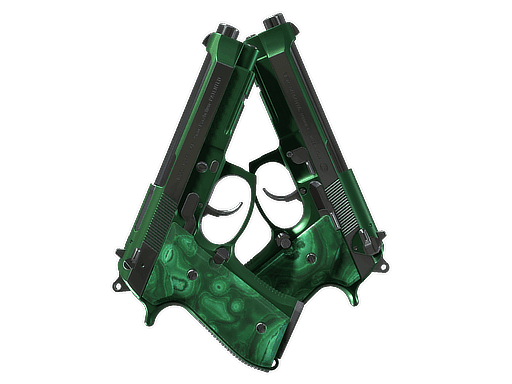 Dual Berettas | Polished Malachite