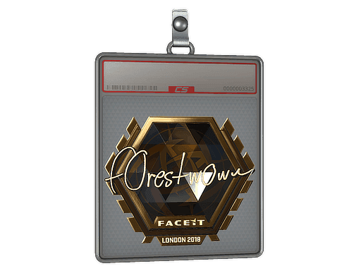 Sticker Slab | f0rest (Gold) | London 2018