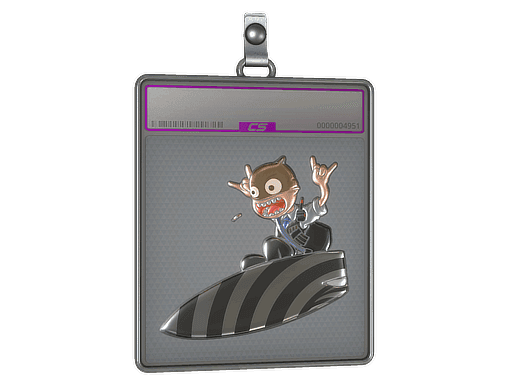 Sticker Slab | Hypnotic Surf K (Foil)