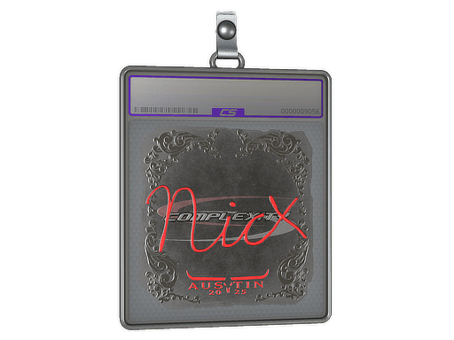 Sticker Slab | nicx (Foil) | Austin 2025