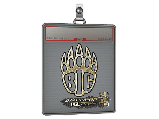 Sticker Slab | BIG (Gold) | Antwerp 2022