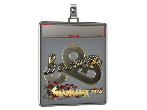 Sticker Slab | Boombl4 (Gold) | Shanghai 2024