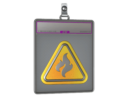 Sticker Slab | Flammable (Foil)