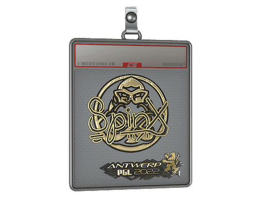 Sticker Slab | Spinx (Gold) | Antwerp 2022