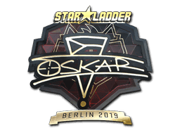 Sticker | oskar (Gold) | Berlin 2019
