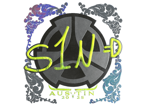 Sticker | s1n (Holo) | Austin 2025