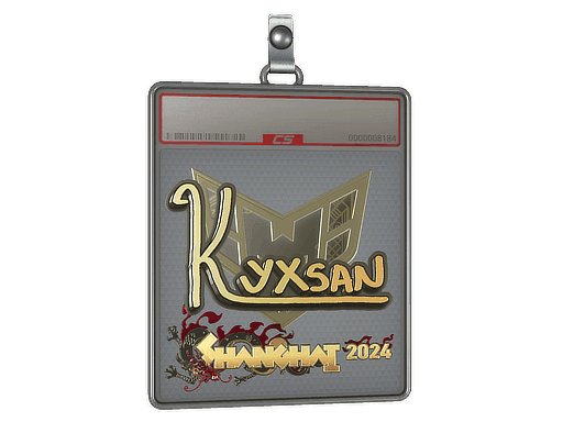 Sticker Slab | kyxsan (Gold) | Shanghai 2024