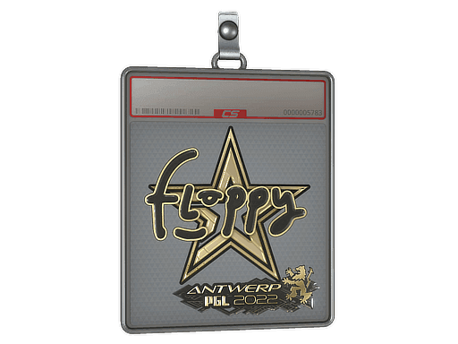 Sticker Slab | floppy (Gold) | Antwerp 2022