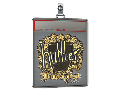Sticker Slab | huNter- (Gold) | Budapest 2025