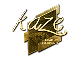 Sticker | Kaze (Gold) | Boston 2018