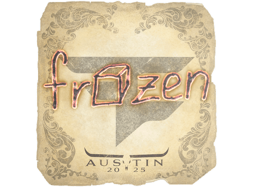Sticker | frozen | Austin 2025