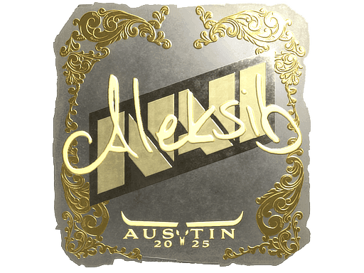 Sticker | Aleksib (Gold) | Austin 2025